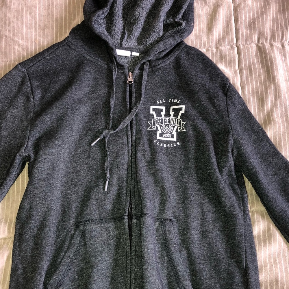 Grey vans sweater